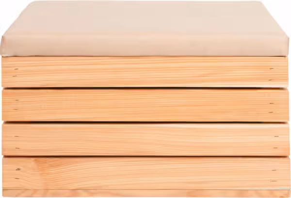 Skrzynka drewniana tapicerowana modrzew