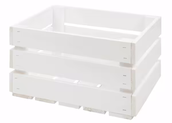 Biała skrzynka 40x30x24cm