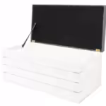 Pufa Ławeczka Pikowana Ławka 80cm Metalowa